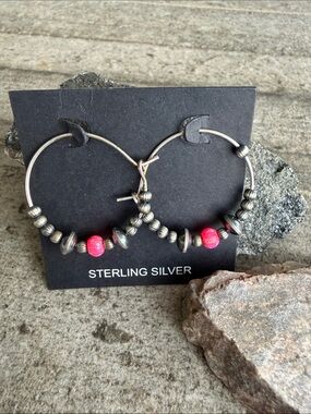 Southwestern Pearl Pink Balloon Opal Earrings